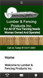 Mobile Screenshot of lumberandfencingproductfl.com